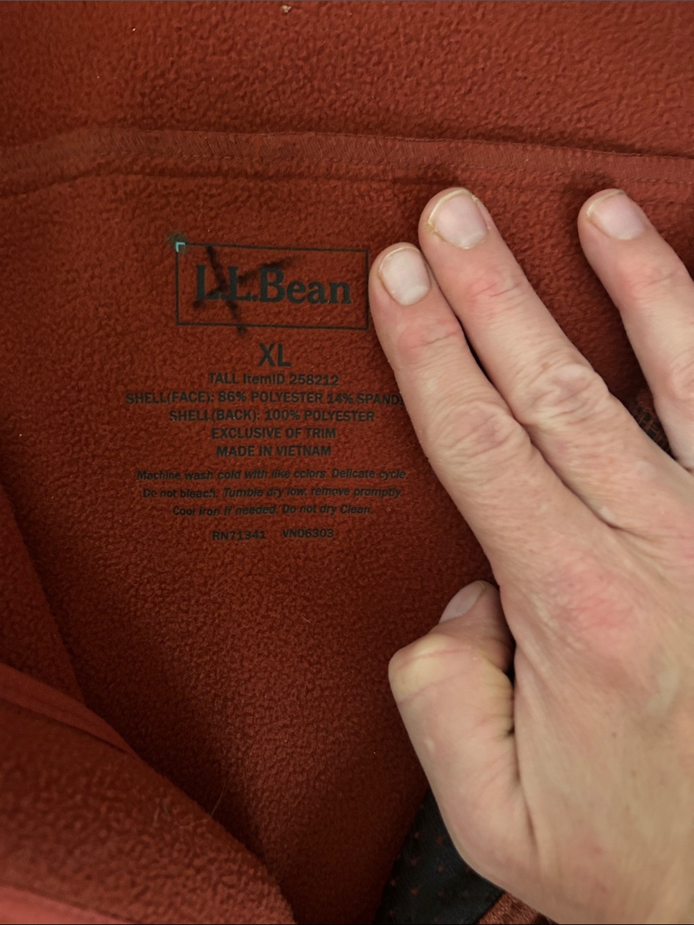 Men's LLBean SoftshellJacket - Picture 3 of 6